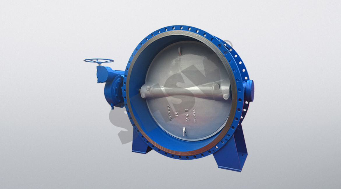 Large diameter metal seal butterfly valve